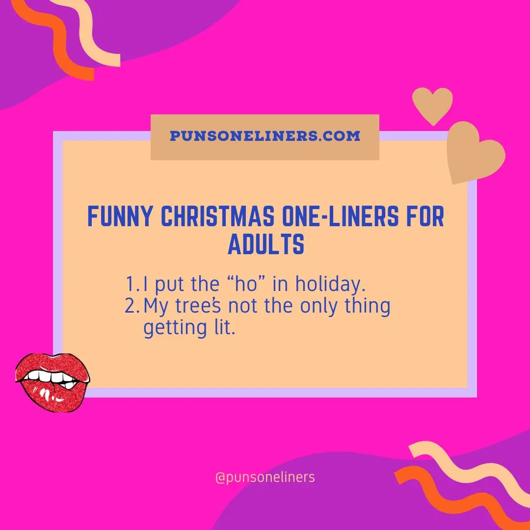 Funny Christmas One-Liners for Adults