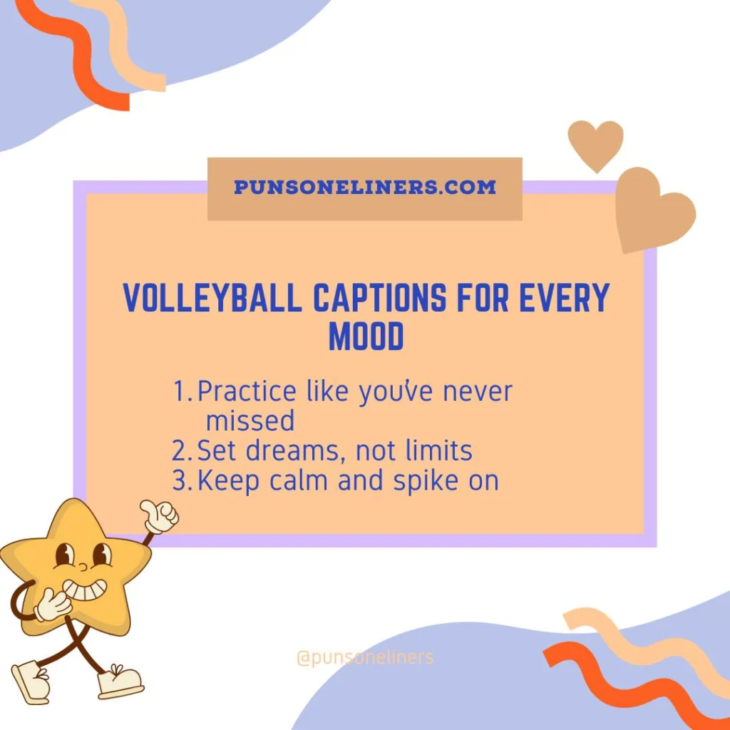 Volleyball Captions for Every Mood