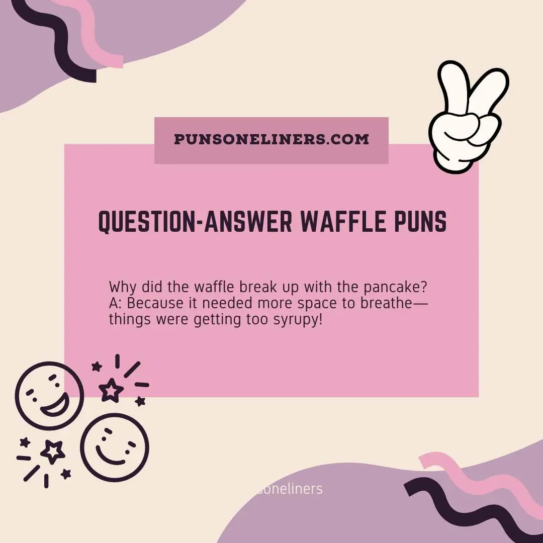 Question-Answer Waffle Puns