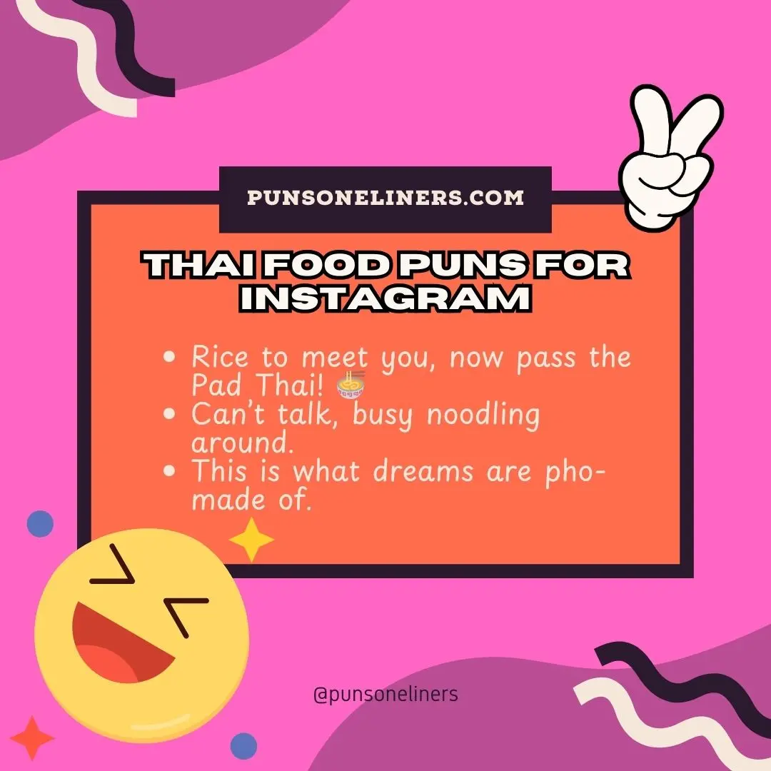 Thai Food Puns for Instagram