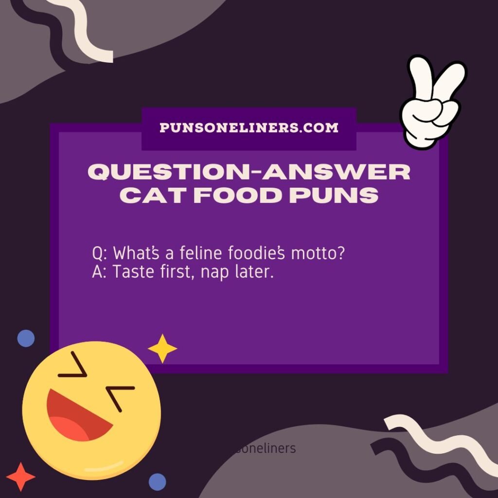 Q&A cat food puns
