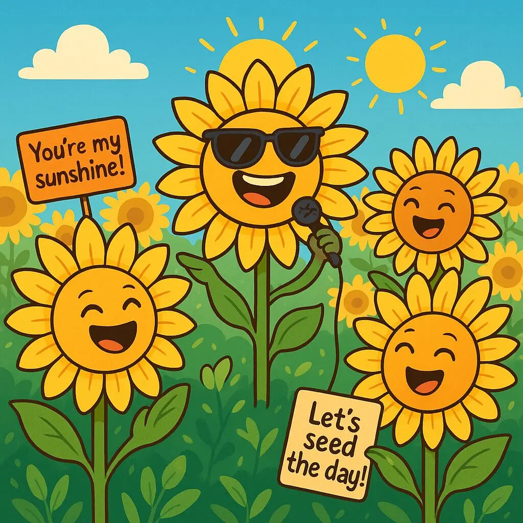 Sunflower Puns