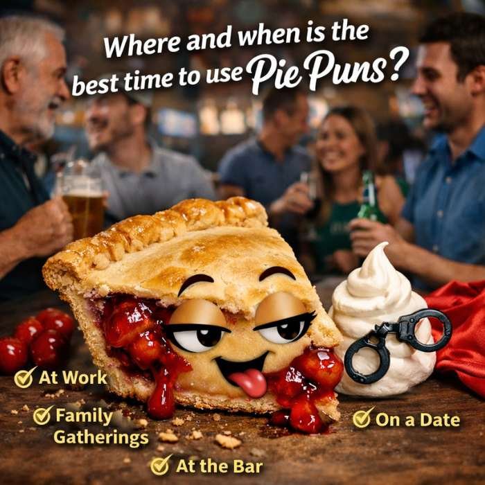 When to use Pie Puns
