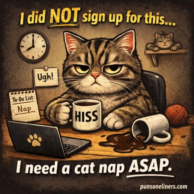 Funny Cat Puns and One-liners