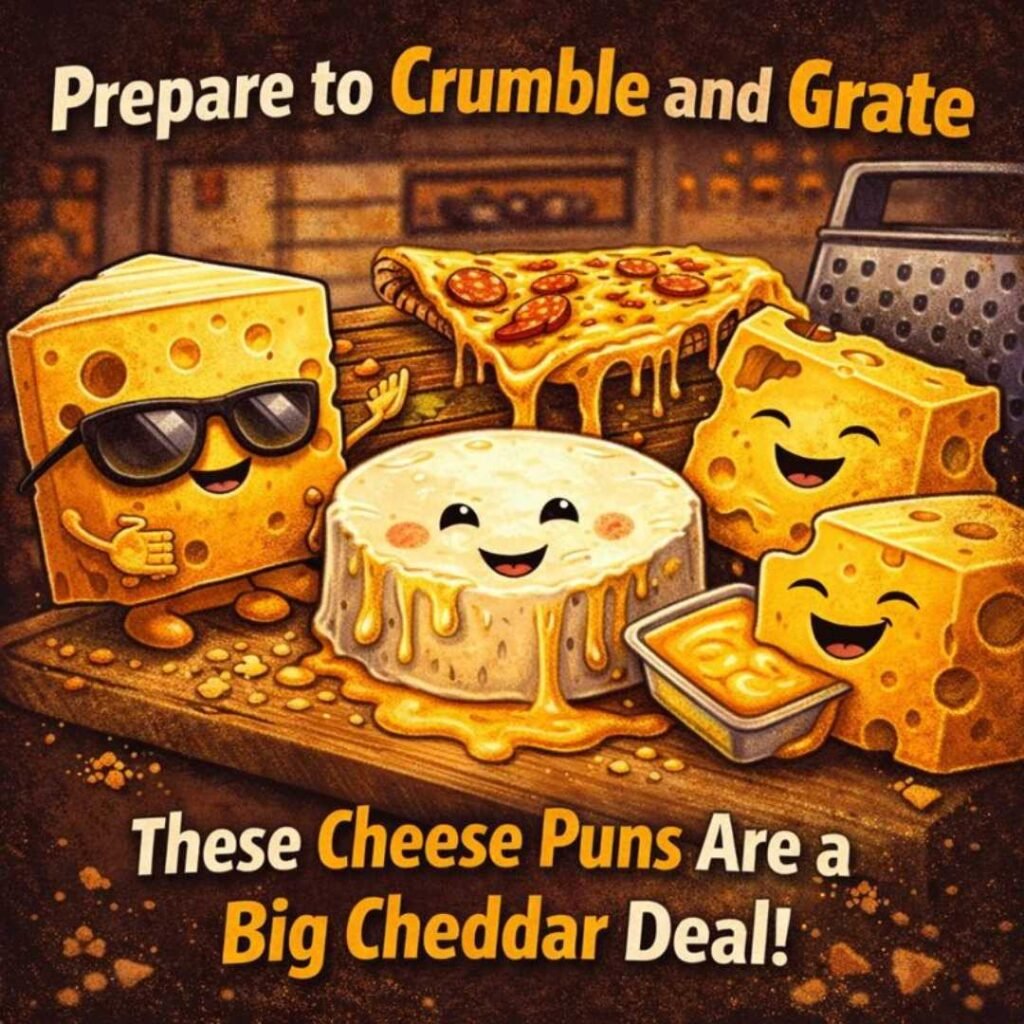 Funny Cheese Puns and One-liners