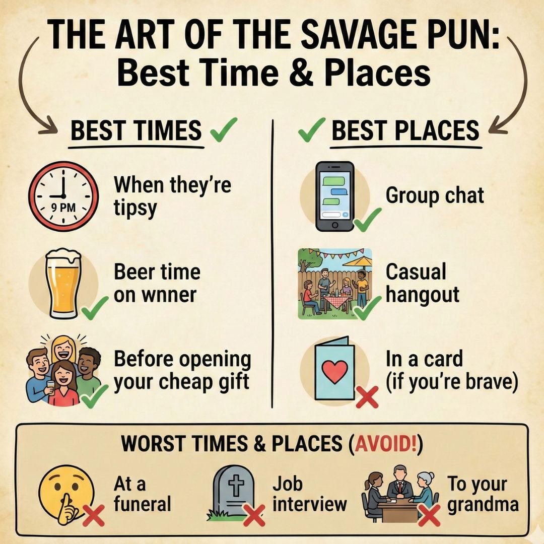 Best Time and Places to Use Birthday Puns